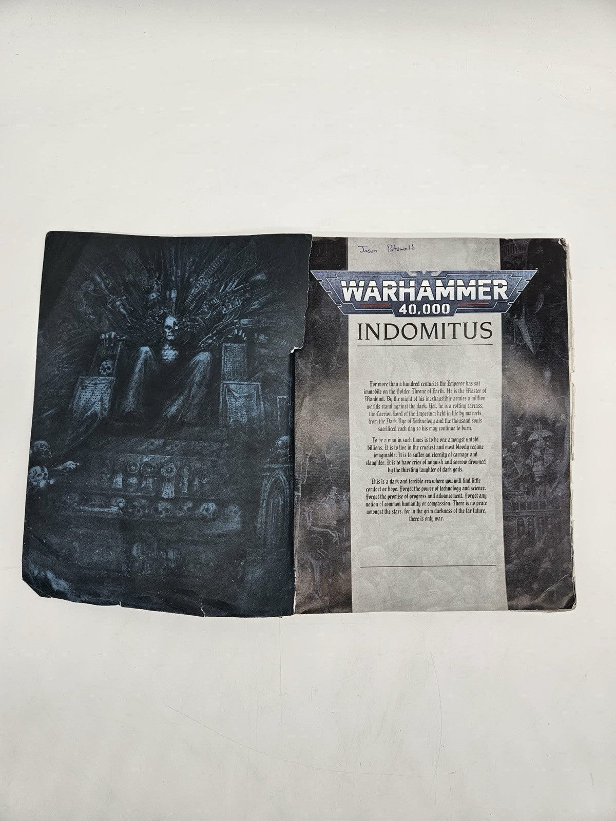 LOT A310 WARHAMMER 40K 9TH EDITION CORE BOOK - Missing Cover