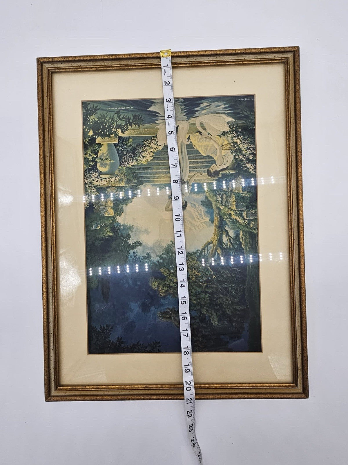 "In the Garden of Dreams" x Chester Van Nortwick Vintage Framed Print