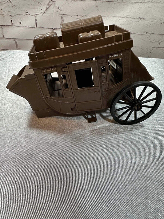 Vintage 70s Processed Plastic Wells Fargo Stagecoach No Hoarse’s or Driver VTY
