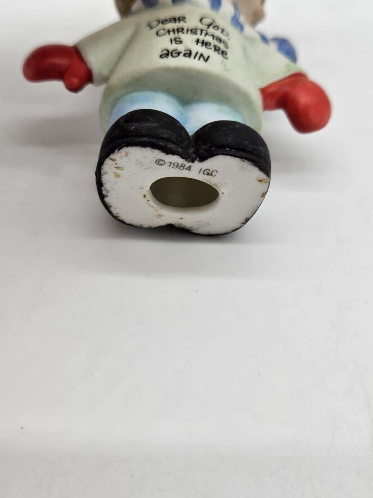 Vintage 1980s 1984 Dear God Kids ‘It’s Christmas Again’ Figurine