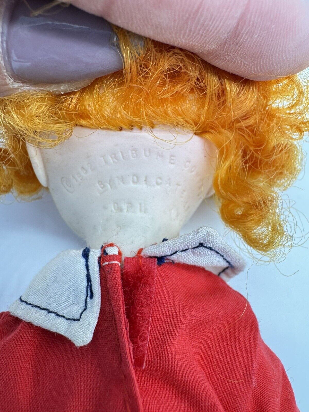 Vintage Annie 1982 Knickerbocker The World Of Annie 6" Little Orphan Doll VTY