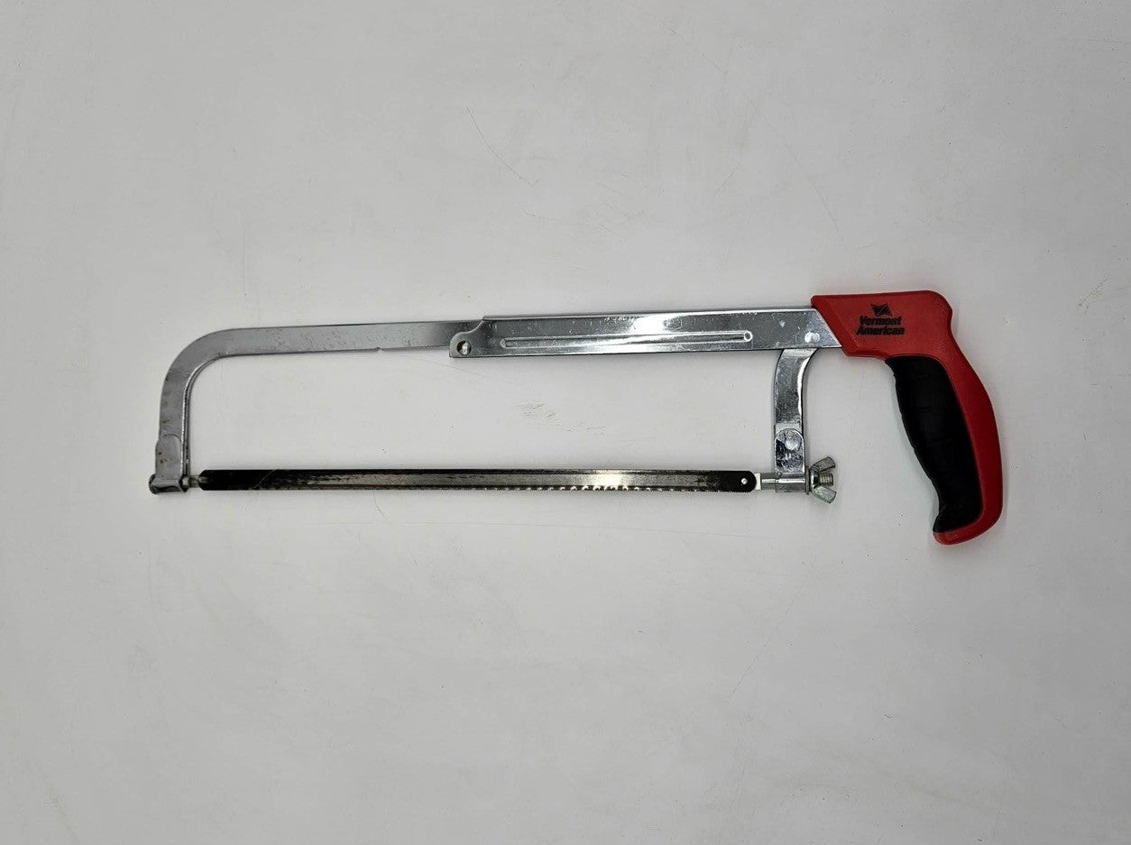 Plastic Dipped Steel Handle Adjustable Hacksaw 18" Frame with 12" 24TPI Blade
