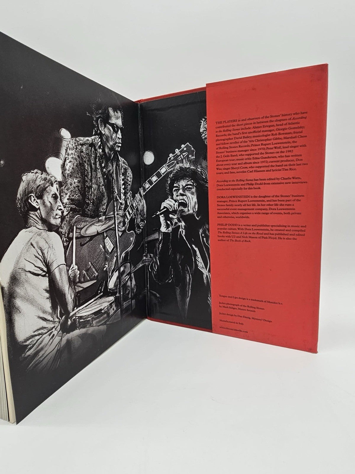 ACCORDING TO THE ROLLING STONES HARDBACK BOOK  2003, Oversize
