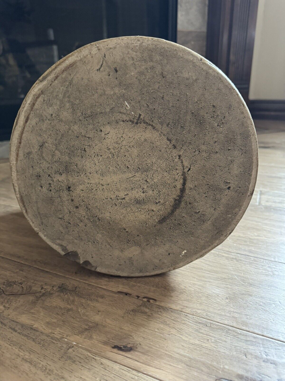 Antique Primitive 3 Gallon Red Wing? Salt Glaze Stoneware Crock