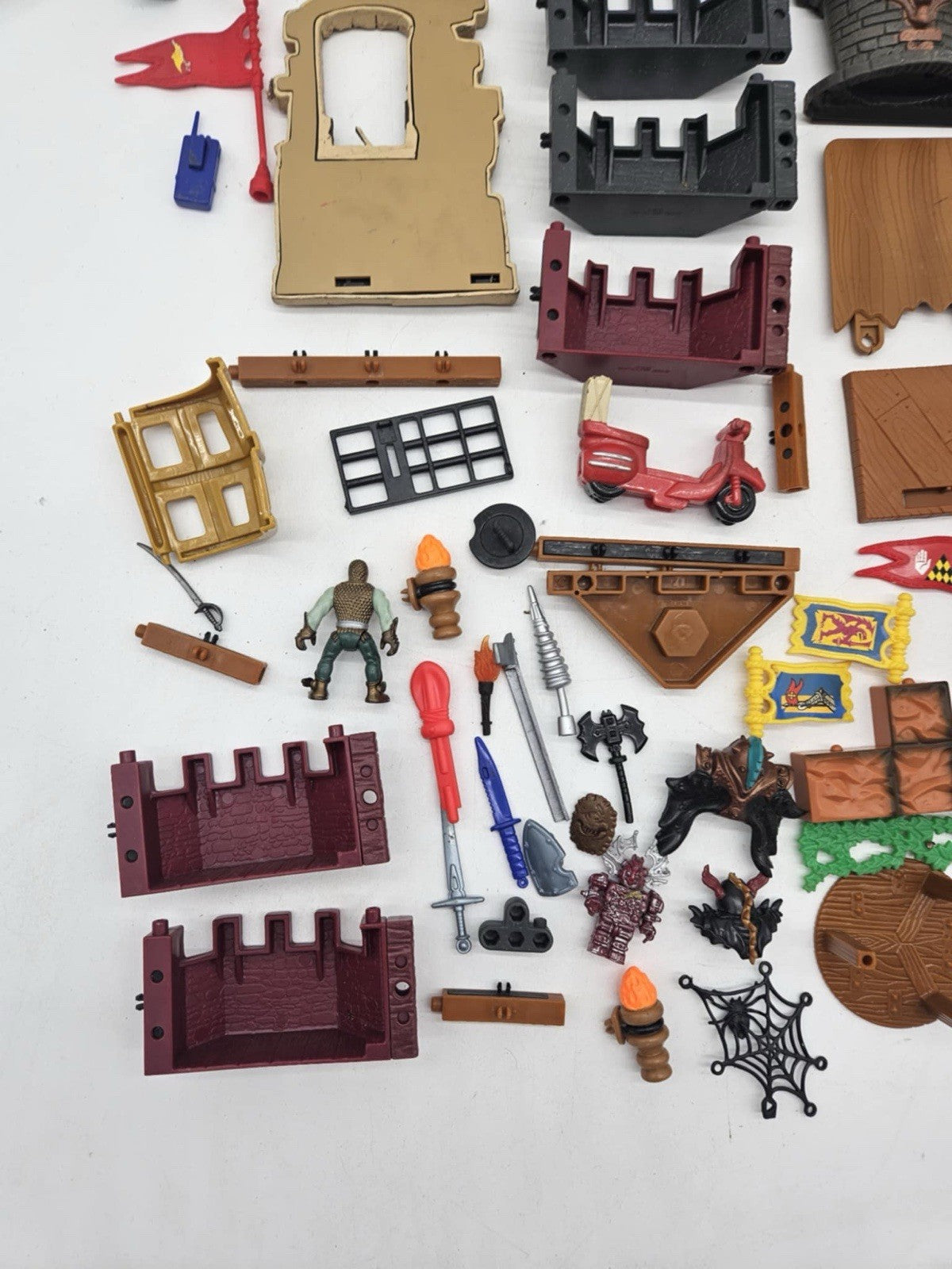 Large FISHER PRICE MATTEL IMAGINEXT Medieval Castle Lot