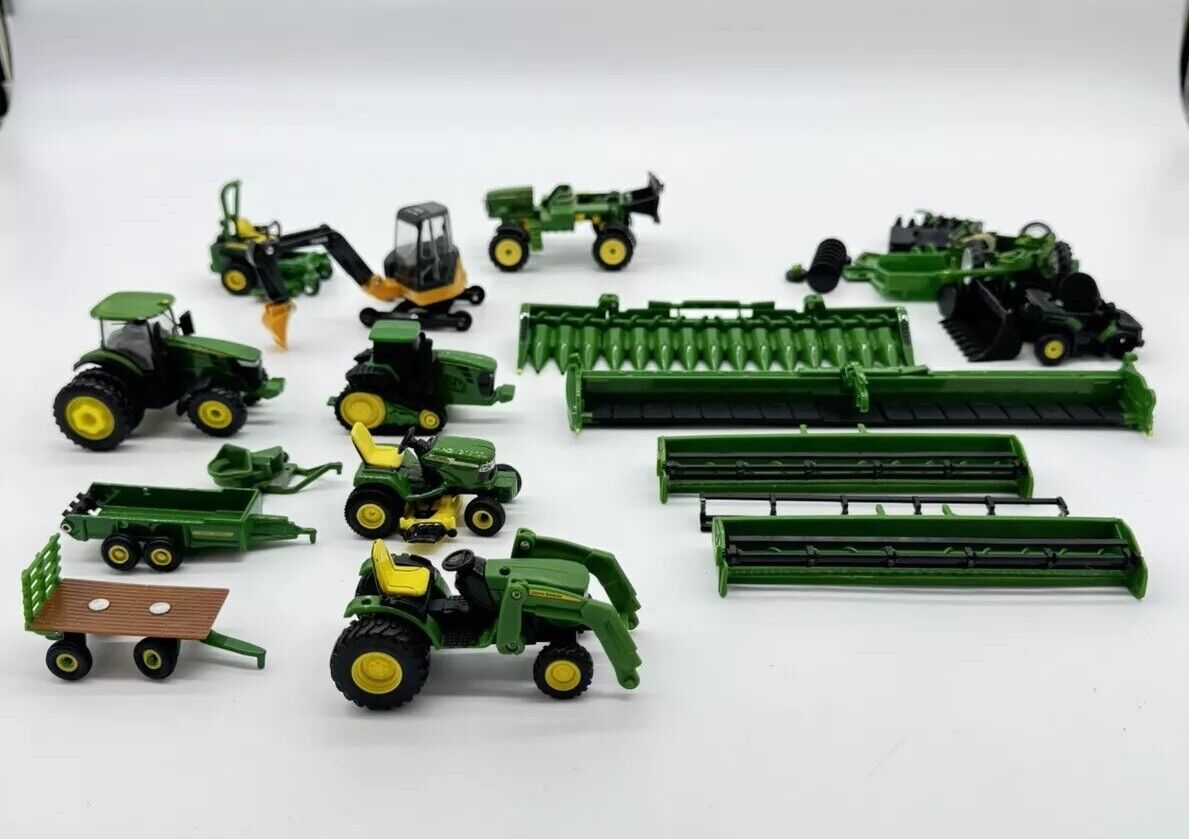 Huge Lot of John Deere Farm Vehicles & Equipment