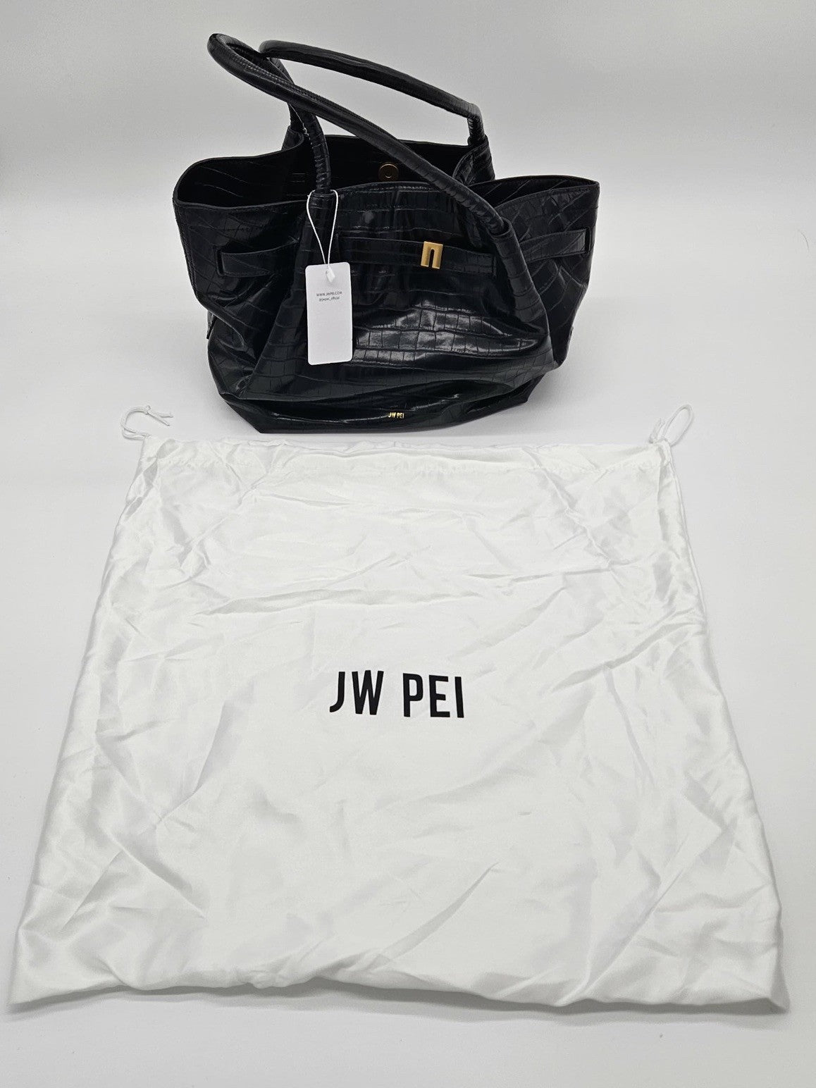 JW PEI Hana croc-effect medium tote bag