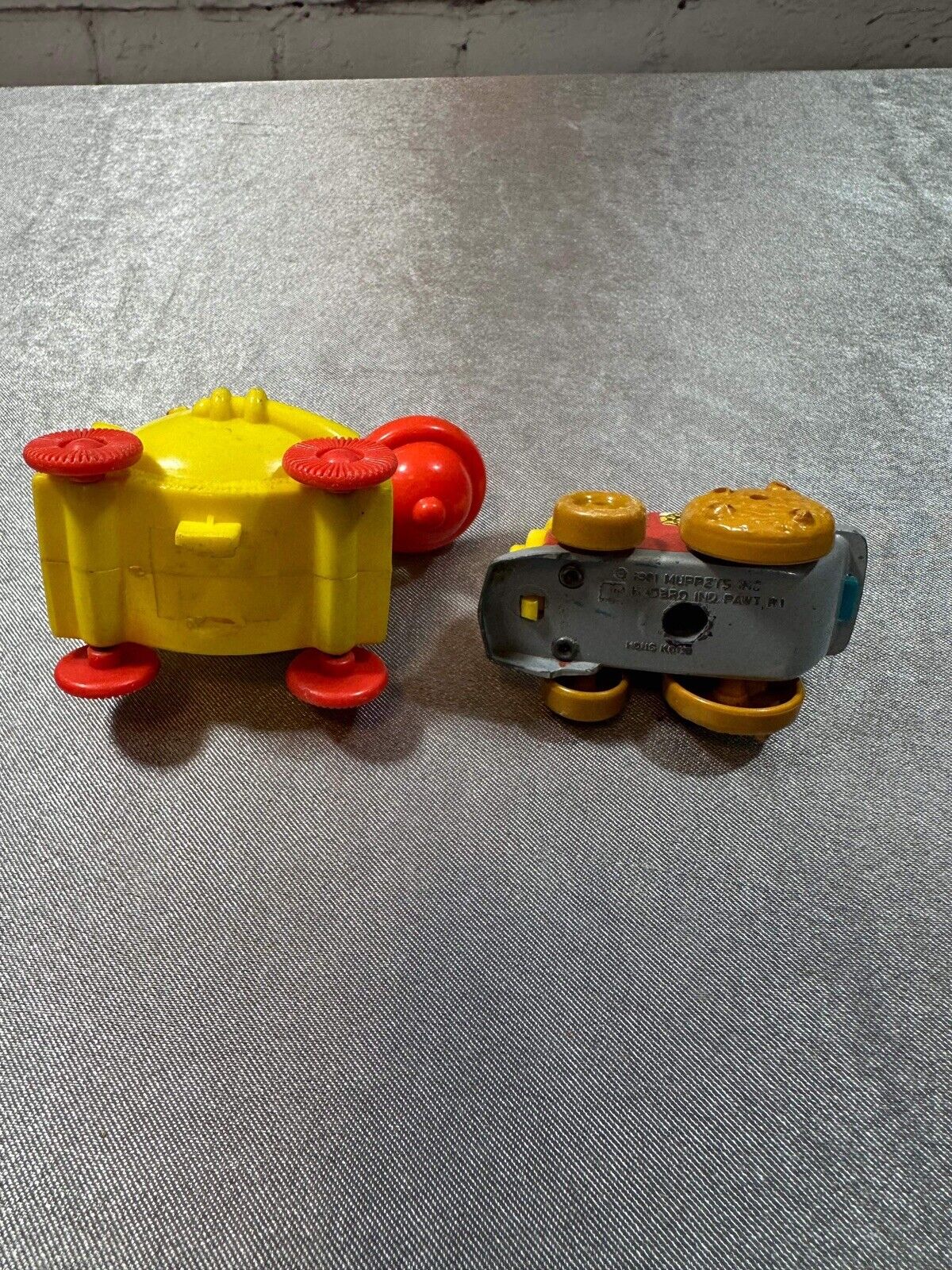 RARE Vintage 1970s Sesame Street Cookie Monster Cookie Jar & Train Car HTF 003