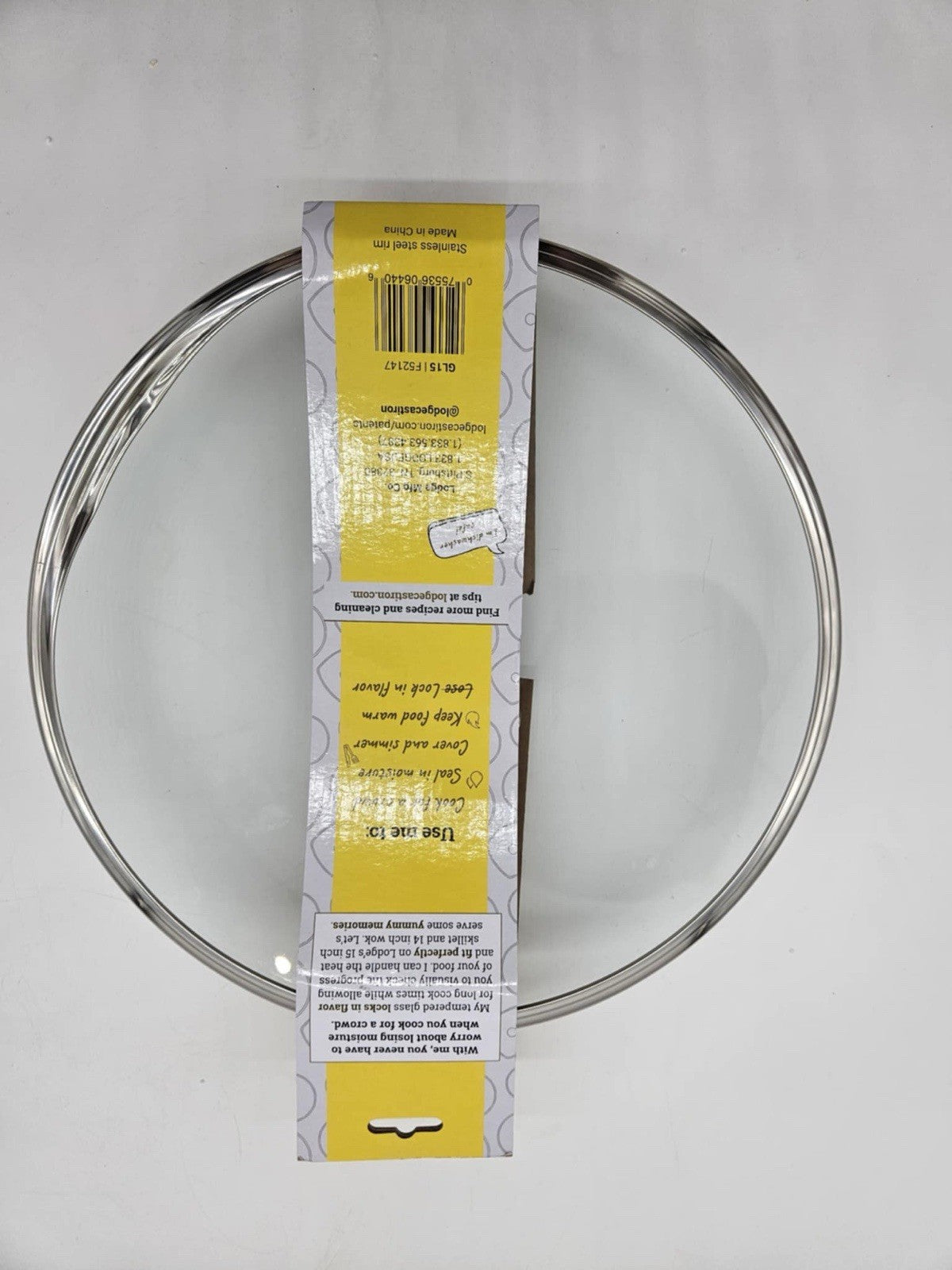 Lodge Tempered Glass Lid For 15” Diameter Lodge Skillets