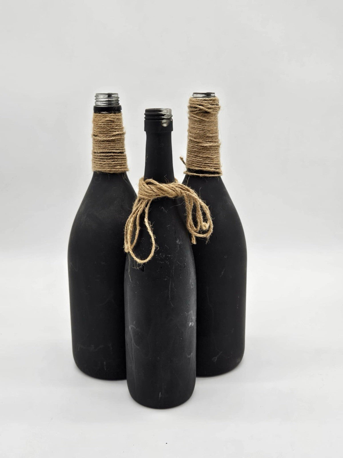 Decorative Custom Wine Bottles for Home - Set of 3