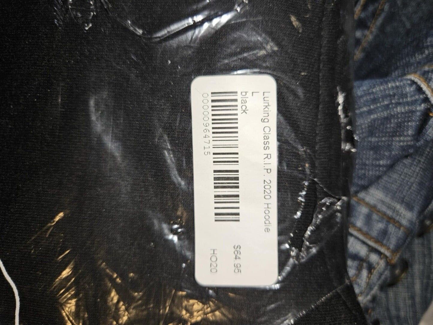 Lurking Class Rest In Piss Hoodie Black Hoodie Sz L