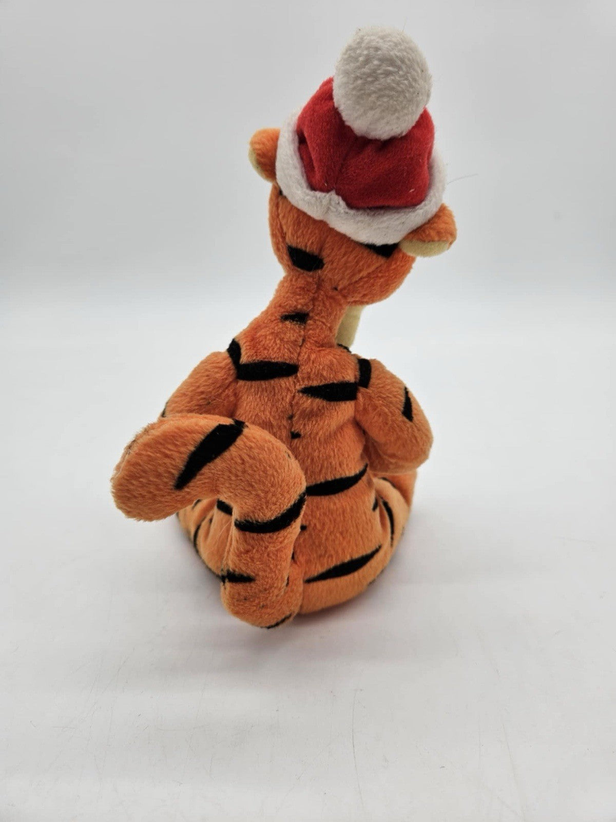 Vintage Disney Christmas Tigger Plush Santa Hat 7" Stuffed Animal Plush Toy