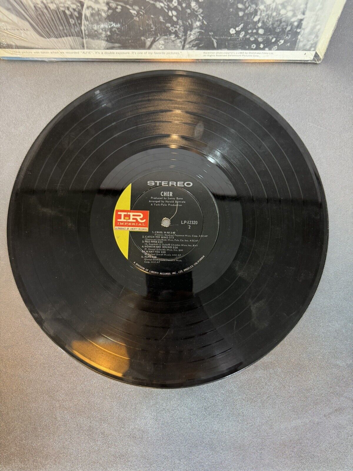 CHER--INCLUDES SUNNY AND ALFIE--VINYL ALBUM