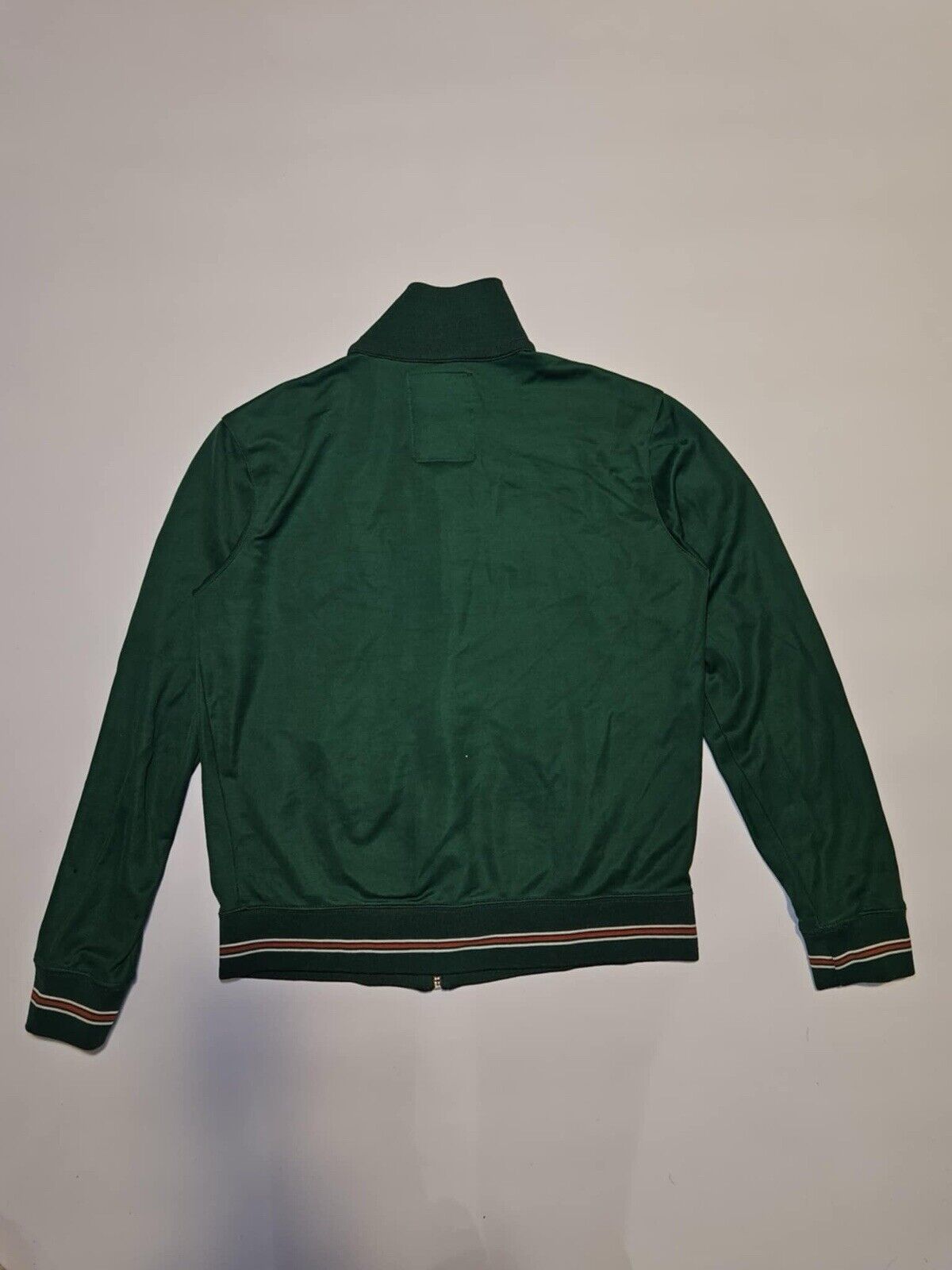 Vintage Aeropostale Track Jacket Mens Size M Sleeve Stripes Full Zip Green