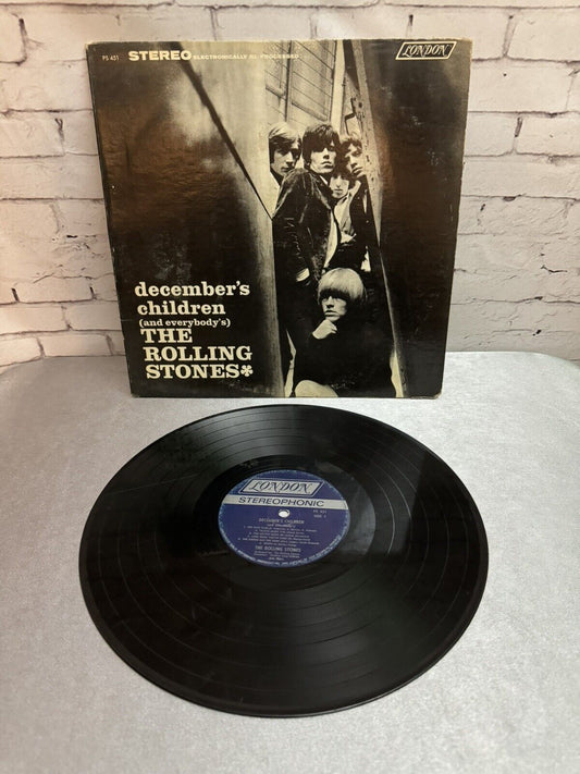 THE ROLLING STONES - DECEMBER’S CHILDREN VINTAGE VINYL . HARD TO FIND STEREO!