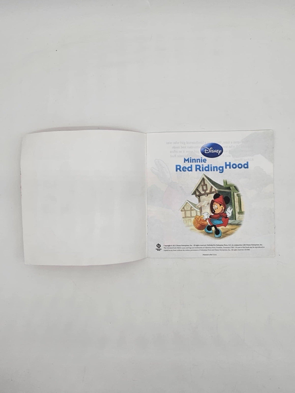 Disney Minnie Red Riding Hood