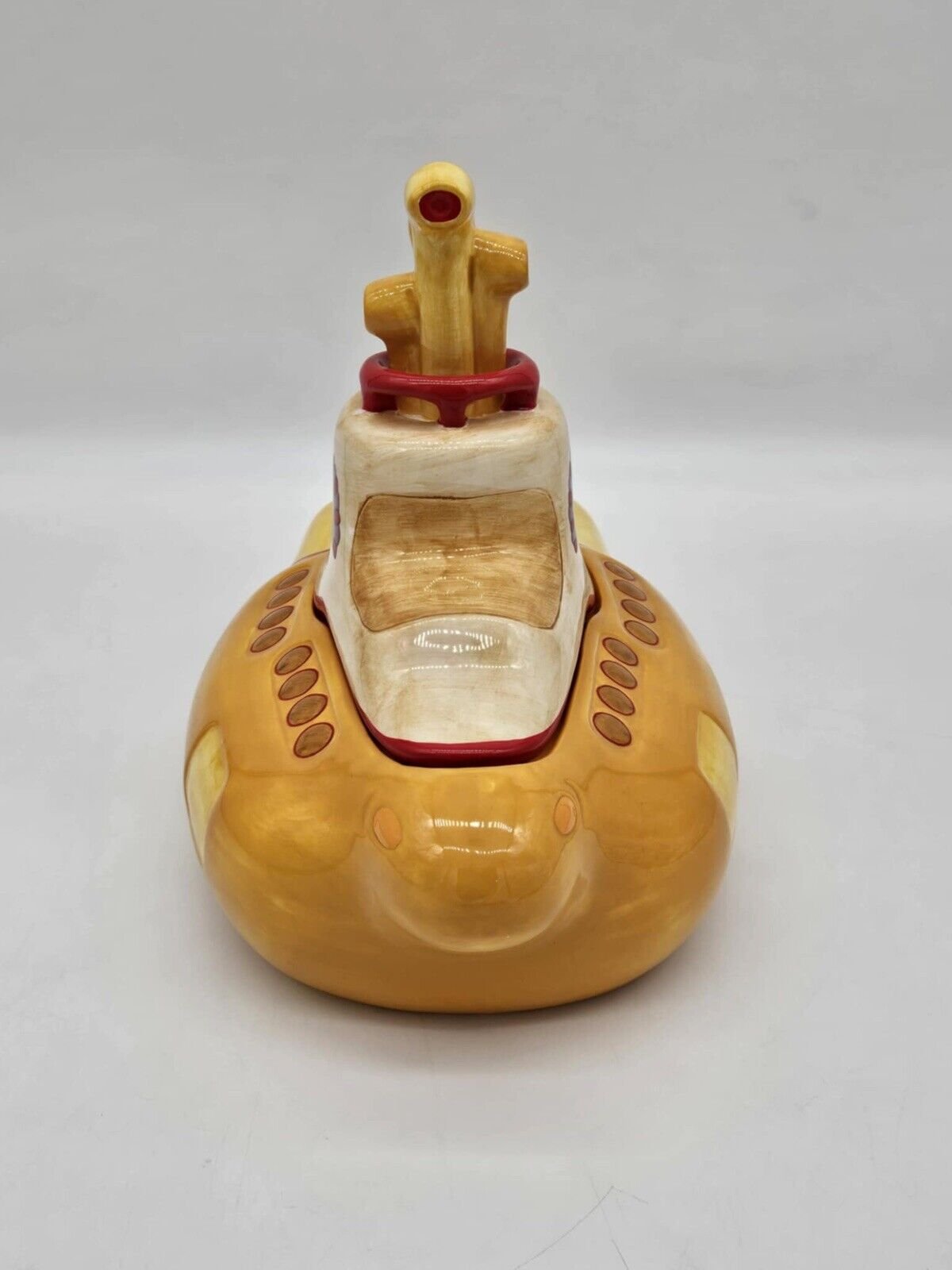 Vintage Beatles Yellow Submarine Cookie Jar Vandor 1999 RARE Original Box JB01