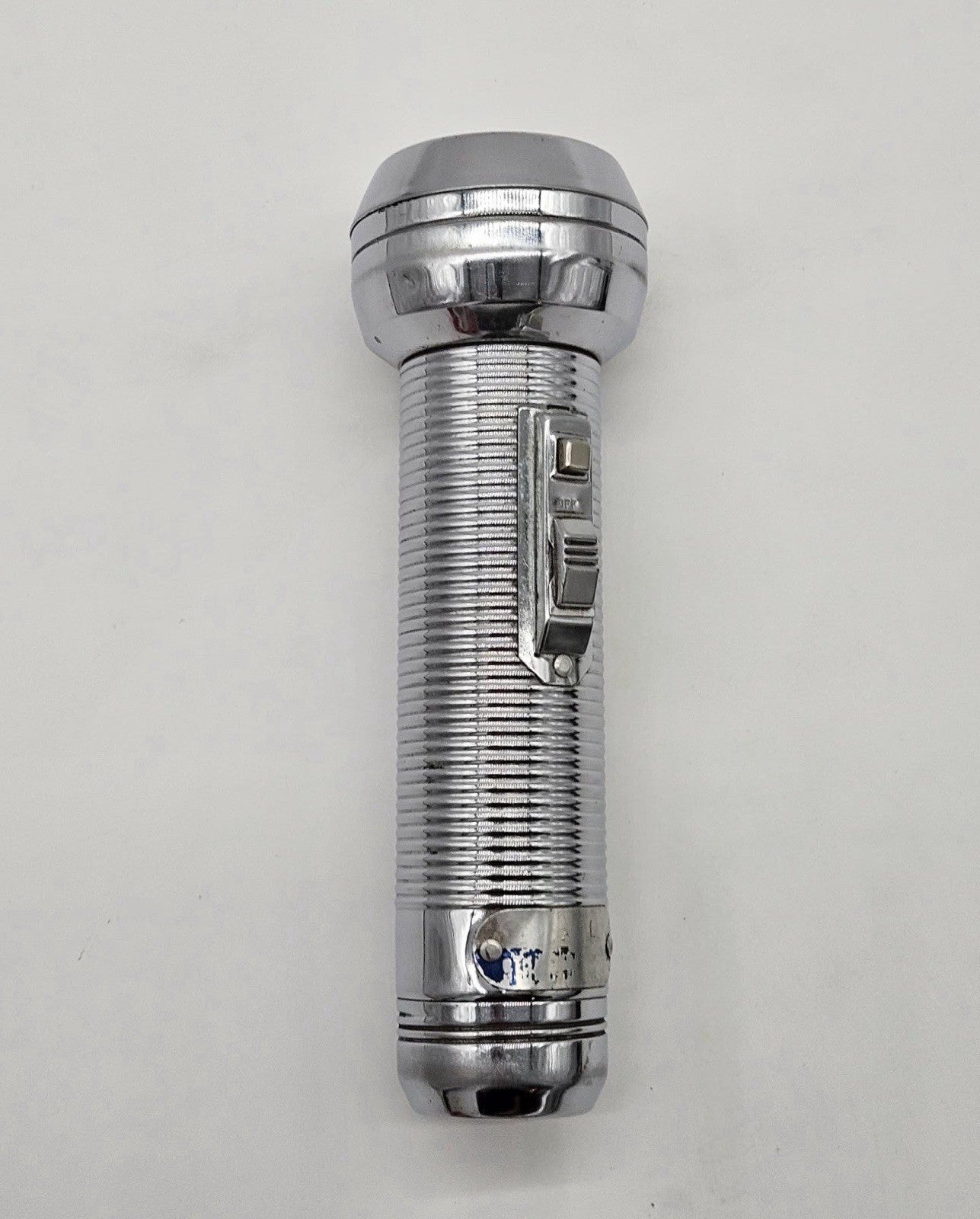 vintage working Rayovac Sportsman premium grade 2 D-cell metal flashlight USA