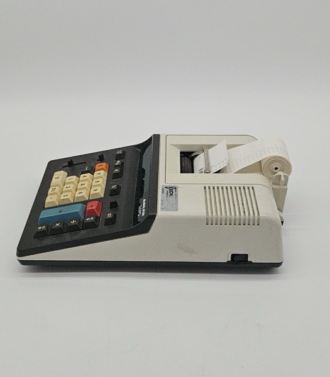 Vintage Adler 120PD Adding Machine Calculator w/ Paper Tape Working ~ RARE