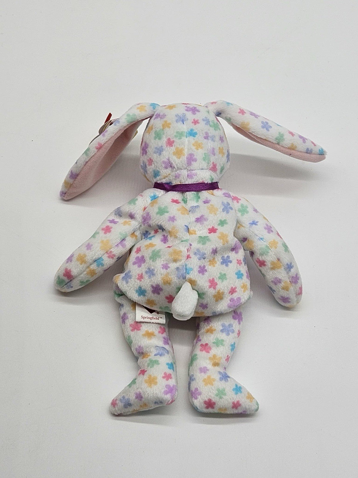 Ty Beanie Baby Springfield Rabbit Bunny With Tag 8 1/2" Year 2003