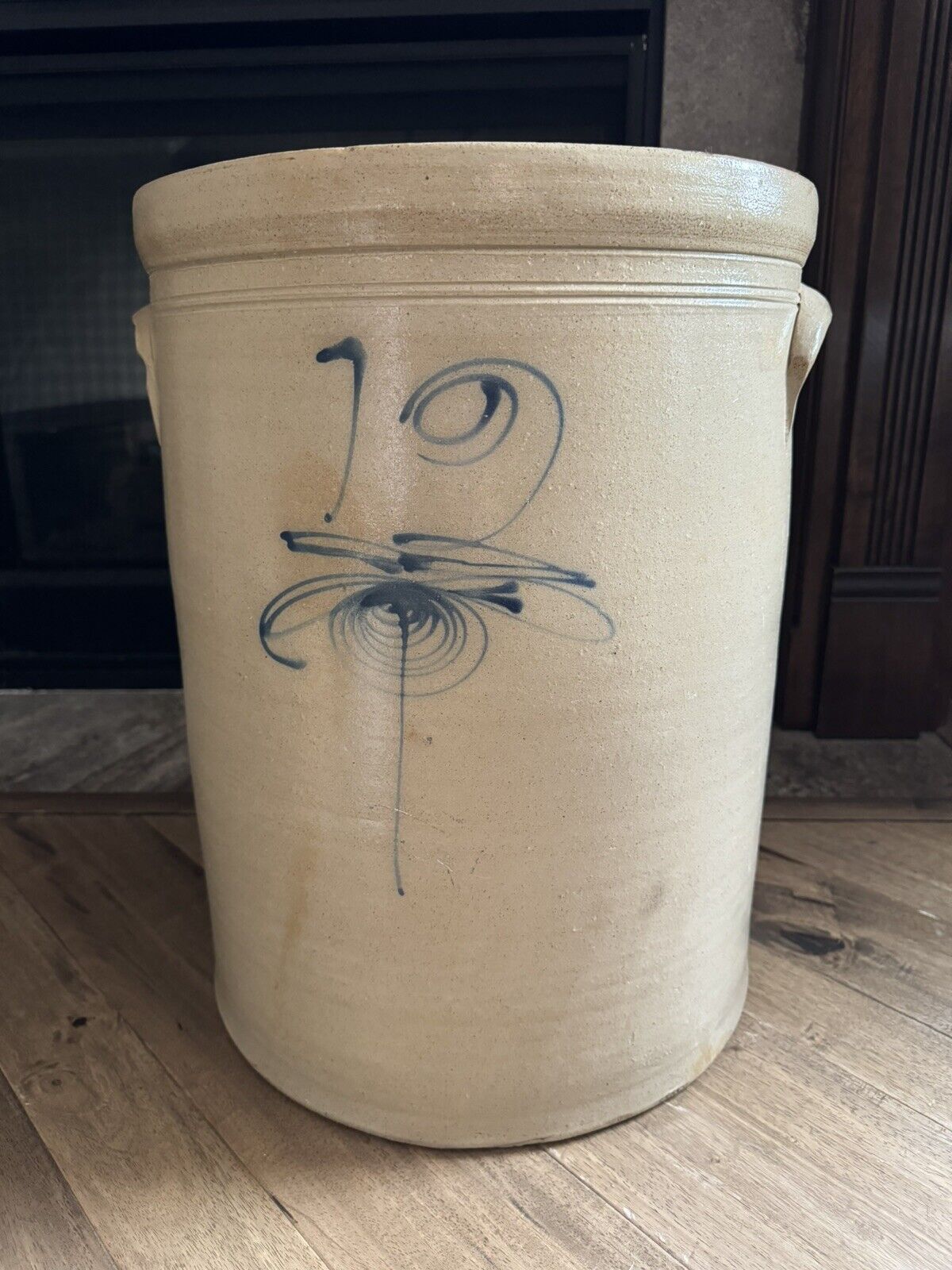Red Wing Antique Bee Sting 12 Gallon Salt Glazed Stoneware Crock