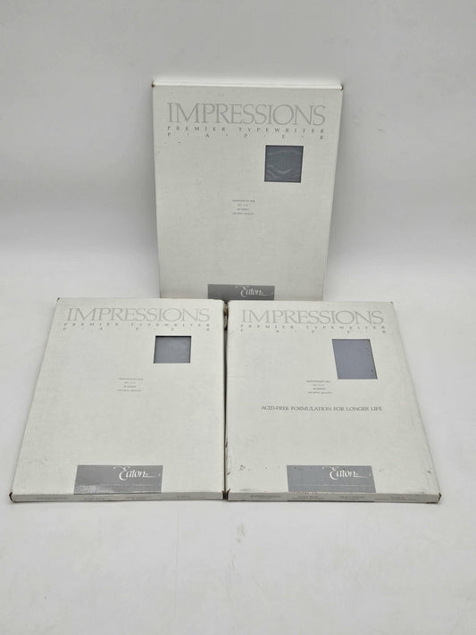 Vintage Eaton Impressions Premier Typewriter Paper – Lot of 3 Boxes