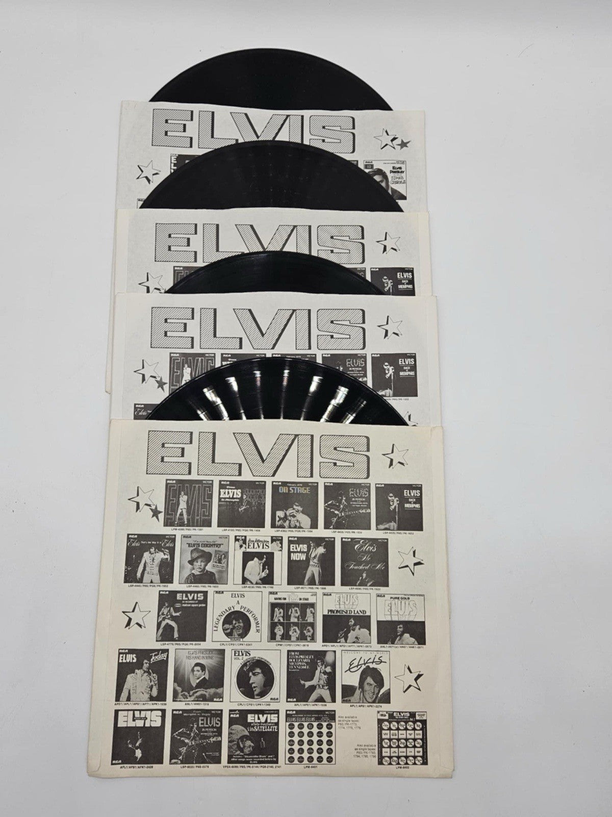 Elvis Presley Worldwide 50 Gold Award Hits Volume 1  Four LPs 1970