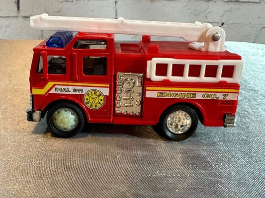1998, Soma, Might Wheels, Fire truck, child's toy, fire engine, vintage VTY