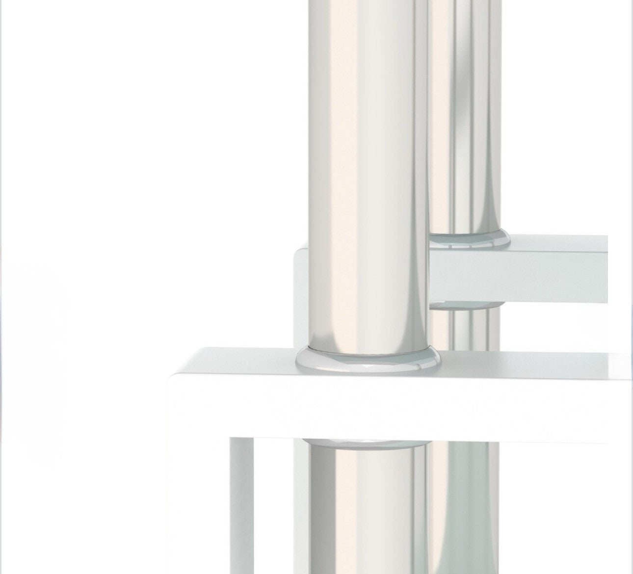 NIB Modern Tempered Glass Table Tea Table Square Table End Table