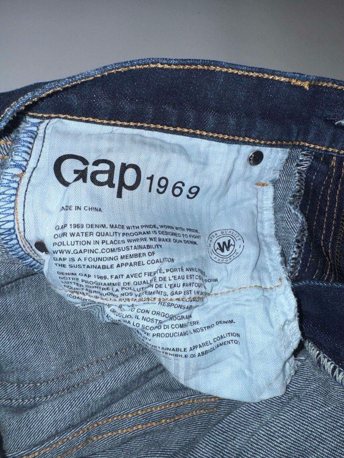 Gap 1969 Jeans Women Sz 26r Authentic Best Girlfriend Zip Slim