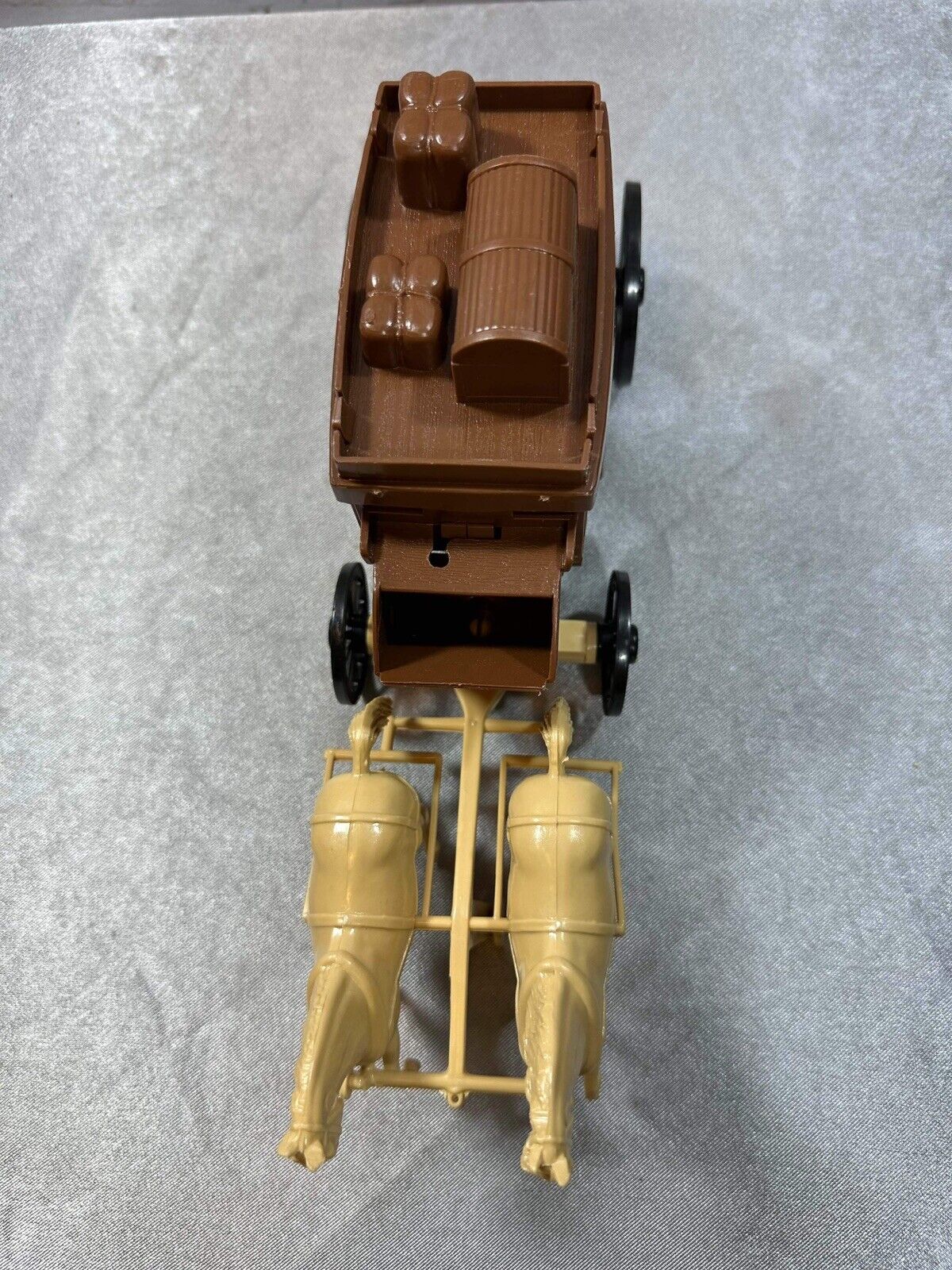 Vtg. Processed Plastic Co 11" Stage Coach w/ Horse USA 7665 Western