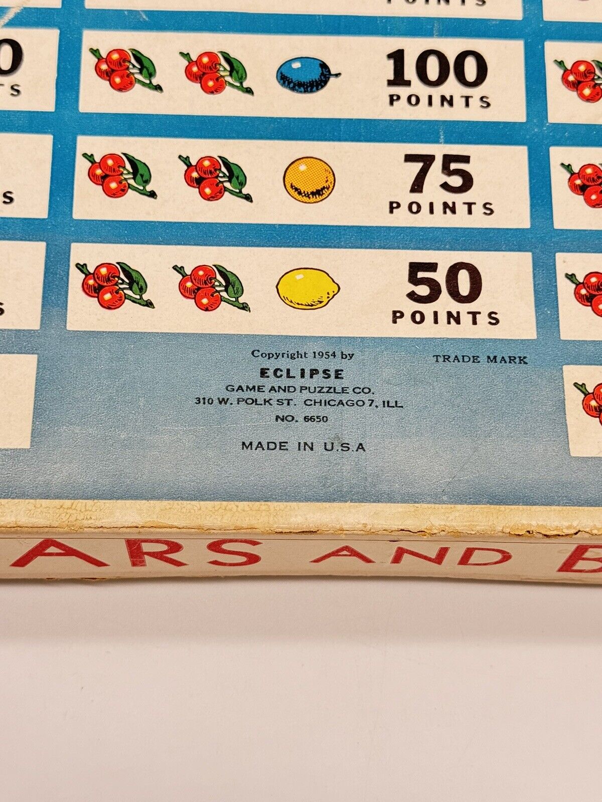 EXTREMELY RARE - 1950s Vintage Bars & Bells Game By Eclipse Game & Puzzle Co