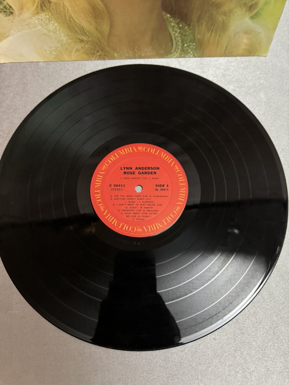 Lynn Anderson ‎Rose Garden 1971 LP MGM Records C-30411, VG Condition Ships Free