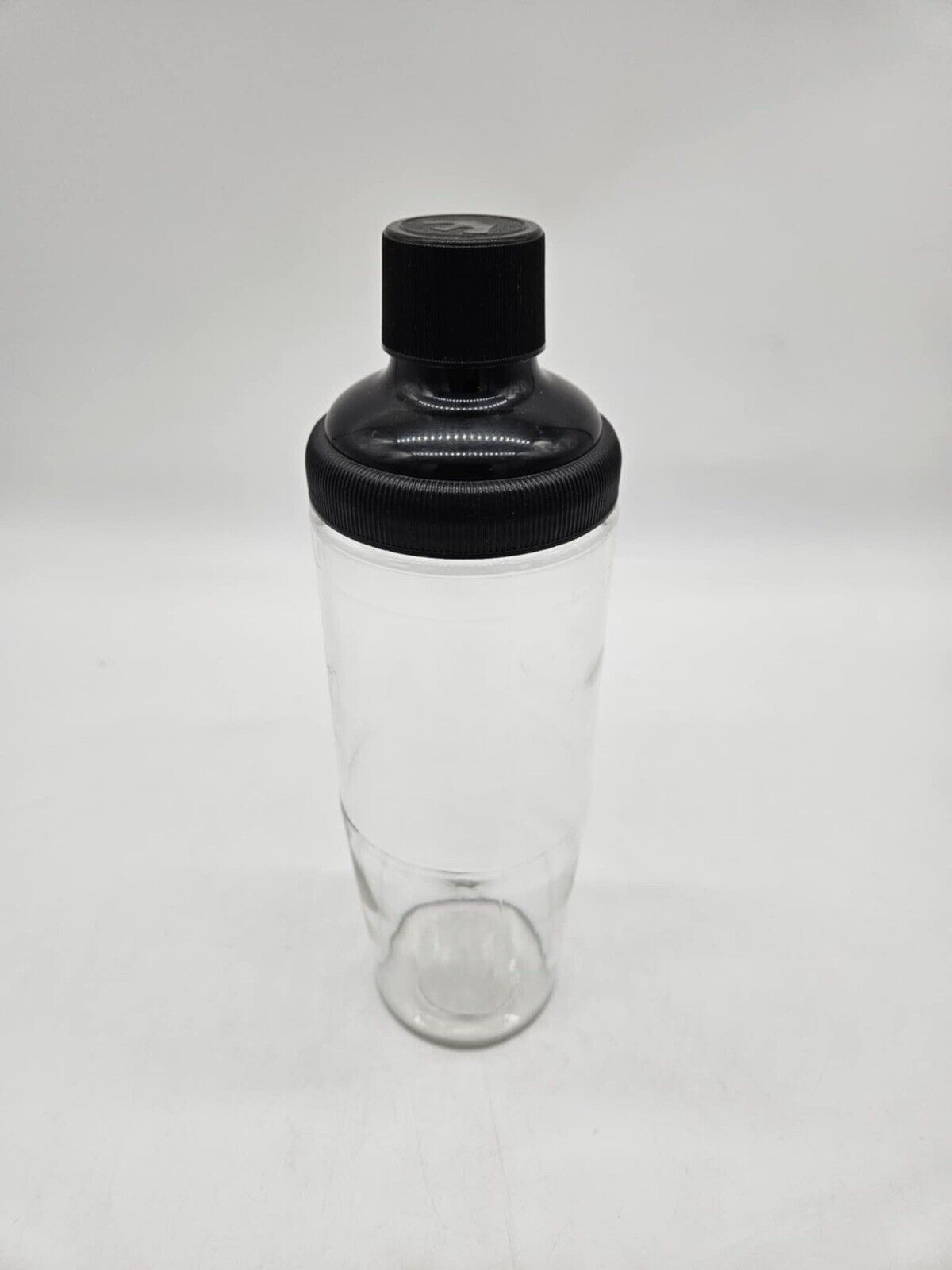 Mid-Century Crown Royal MARTINI Cocktail Shaker with 4 Vintage 1950's Martini Gl