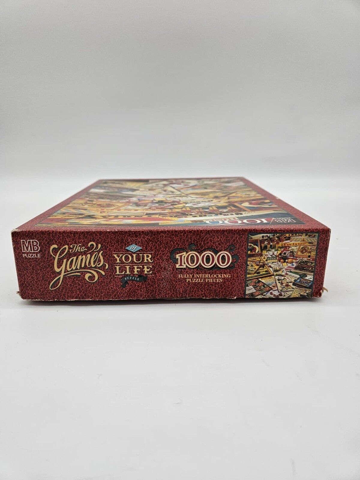 NIB 1995 MILTON BRADLEY 1000 PIECE "THE GAMES OF YOUR LIFE" JIGSAW PUZZLE