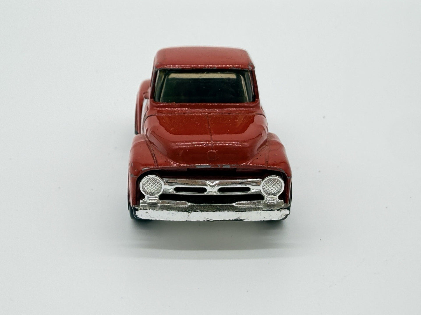 1996 MATCHBOX CAR '56 FORD RED PICK-UP TRUCK JIMMY'S TEXACO AUTO SERVICE TEXAS