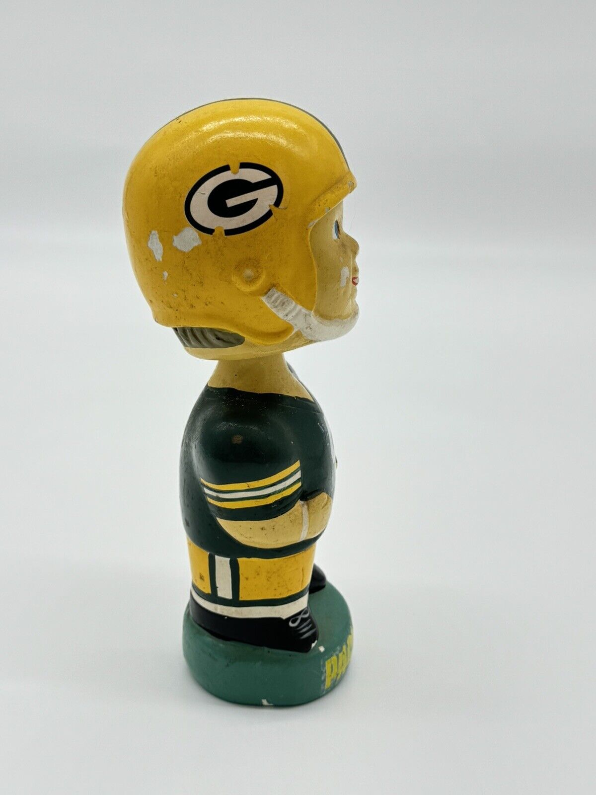 GREEN BAY PACKERS BOBBLEHEAD VINTAGE STYLE - GOOD CONDITION
