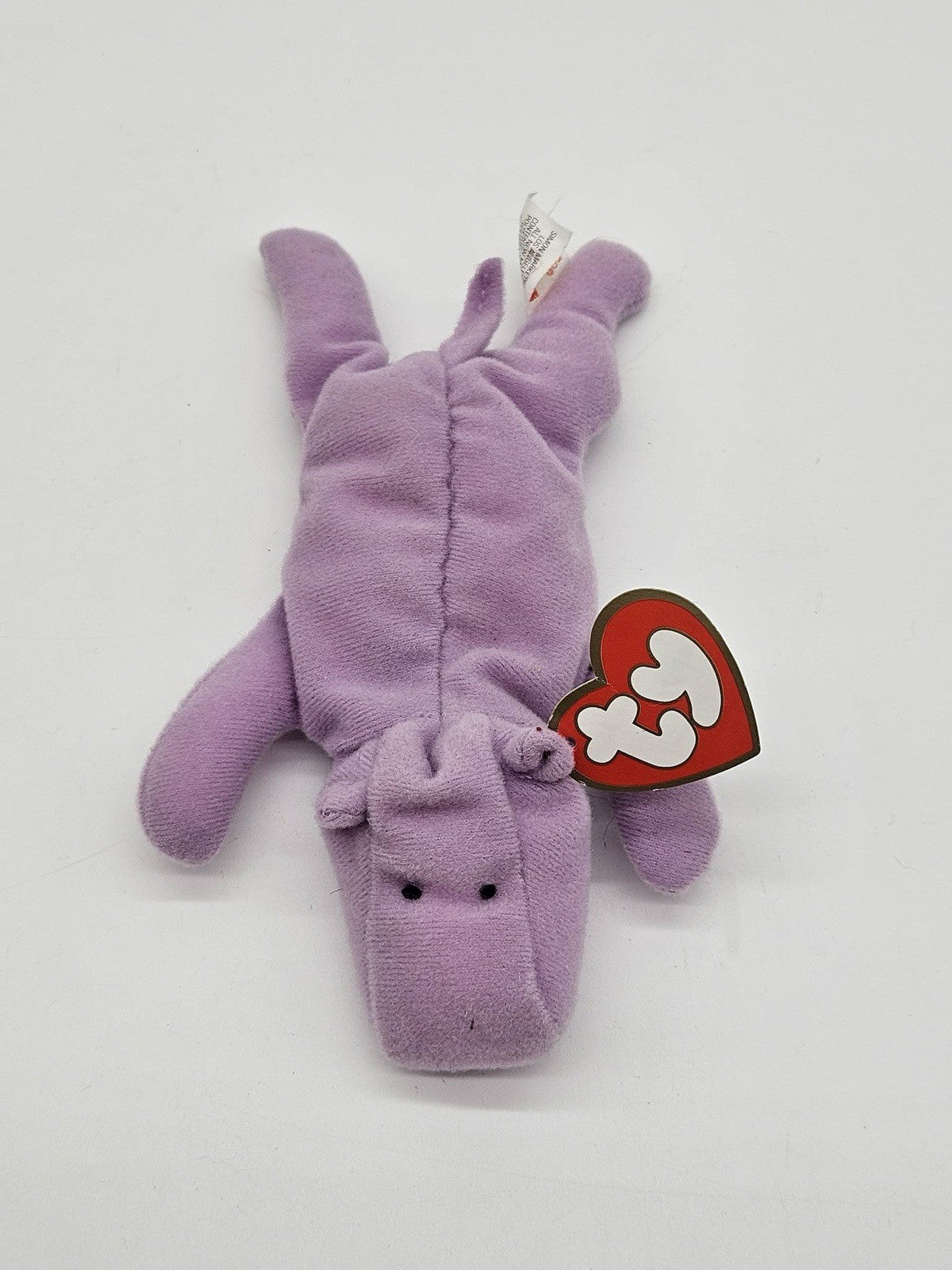 Ty Beanie Baby Happy the Hippopotamus - Lavender