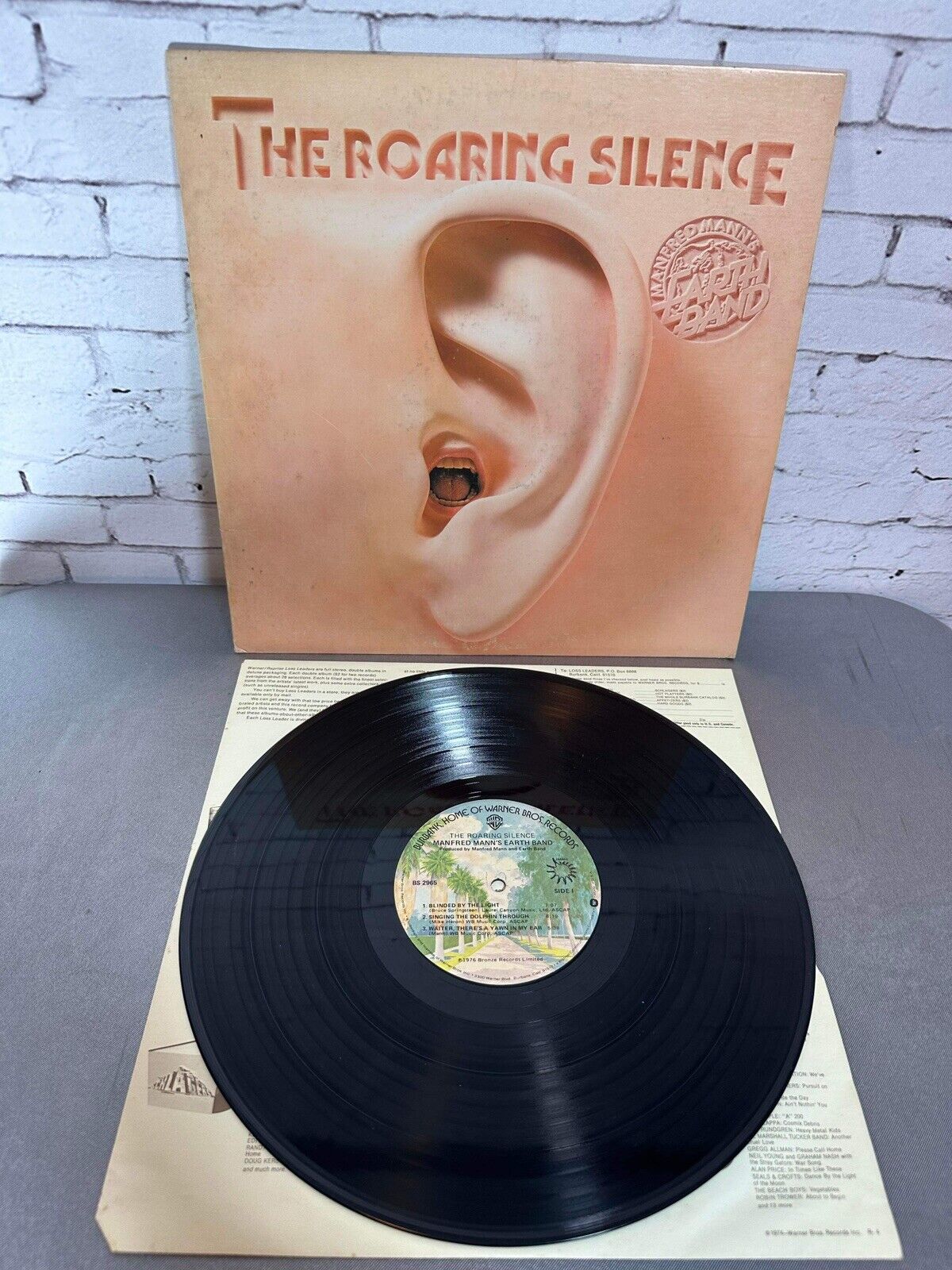 MANFRED MANN'S EARTH BAND: the roaring silence WB 12" LP 33 Vinyl RPM