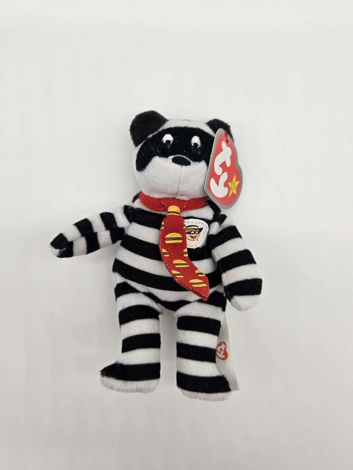 TY McDonald's 2004 Hamburglar The Bear Teenie Original Beanie Baby