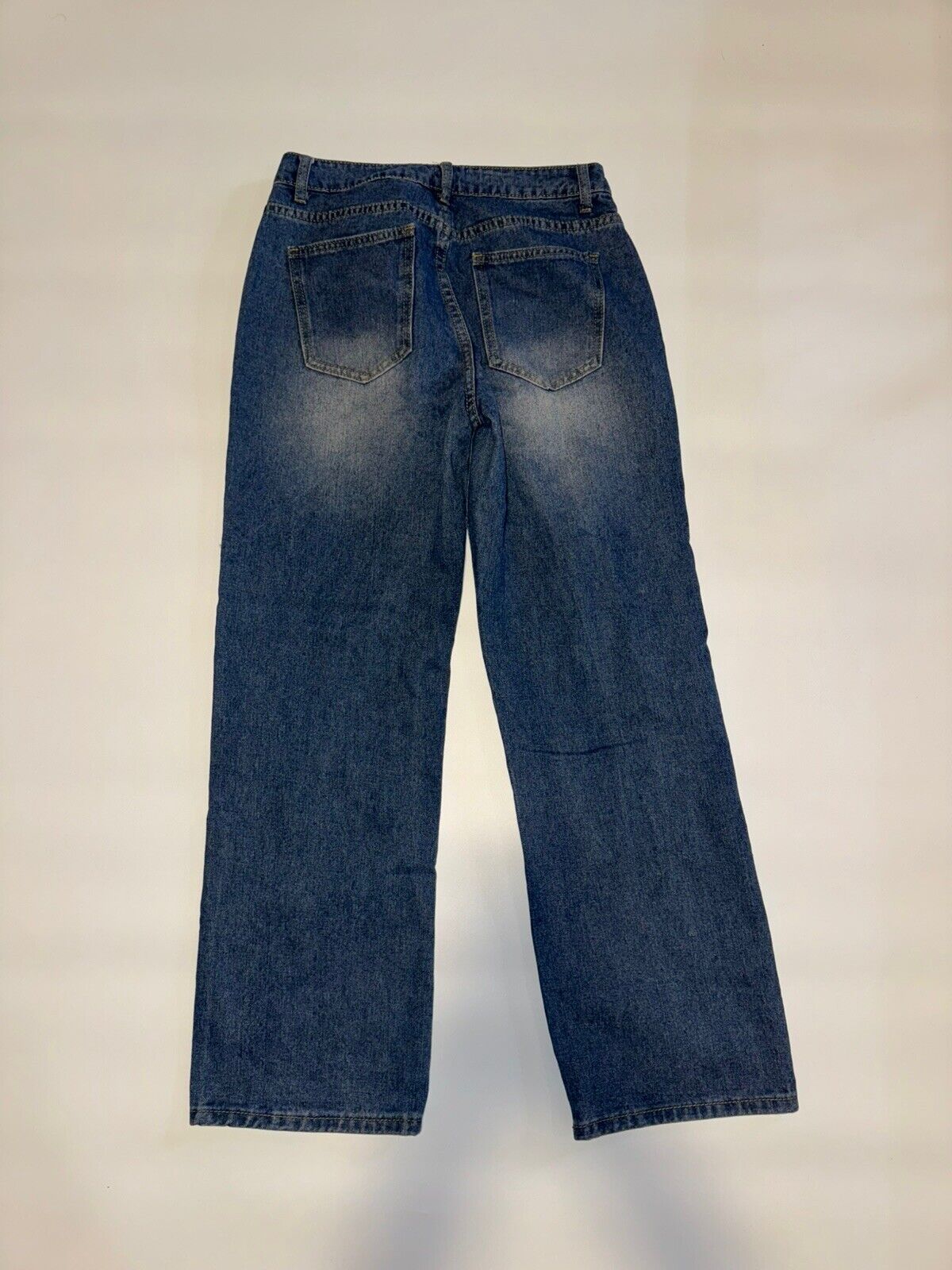 Girls/Womans Jr **Anime** Print Loose Fit Strait Leg Casual Jeans ~ Sz M