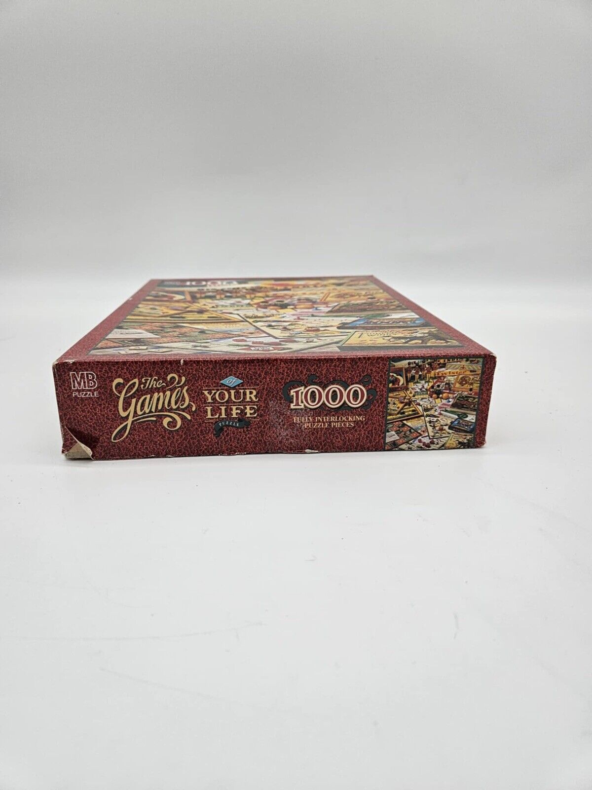NIB 1995 MILTON BRADLEY 1000 PIECE "THE GAMES OF YOUR LIFE" JIGSAW PUZZLE