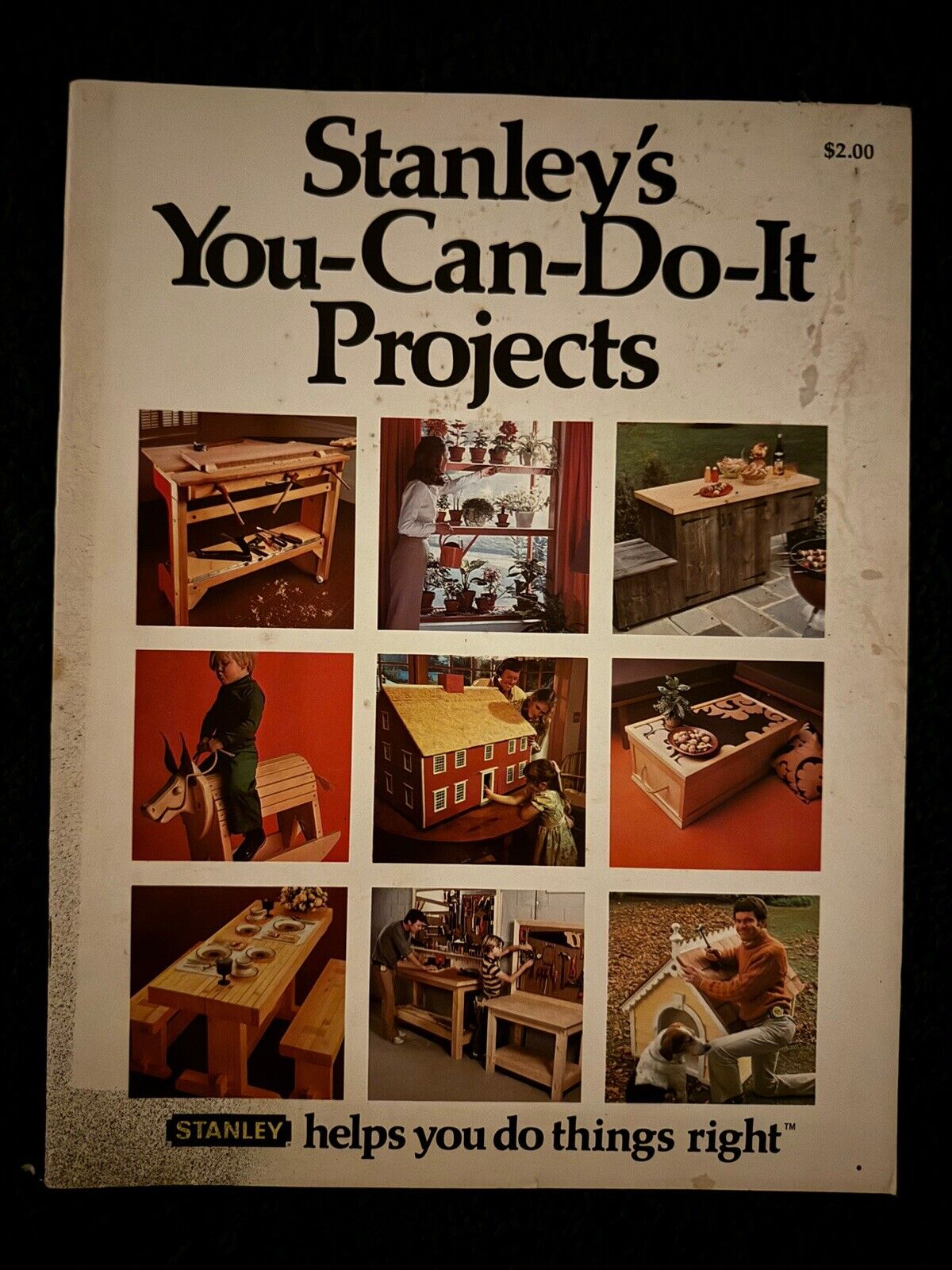 Stanley's You-Can-Do-It Projects Stanley Tools 1978 Plans Schematics Softcover