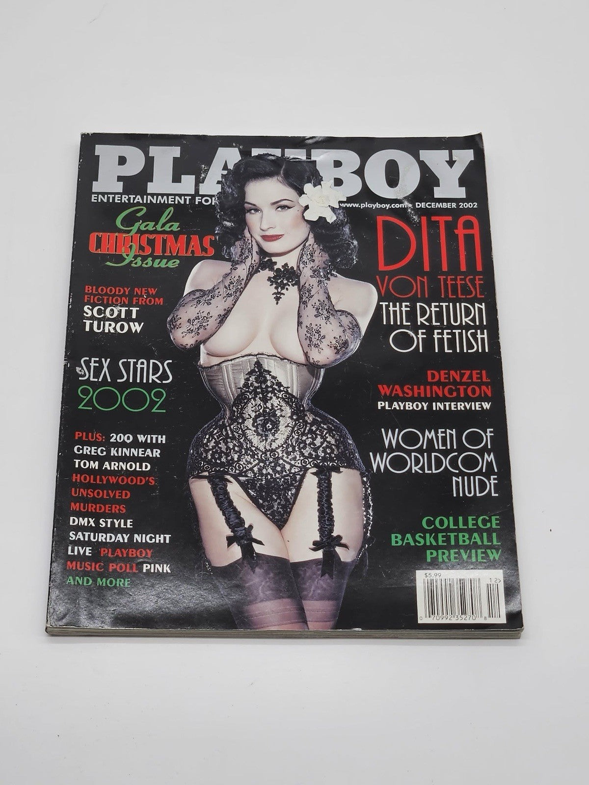 December 2002 Playboy Magazine- Dita Von Teese