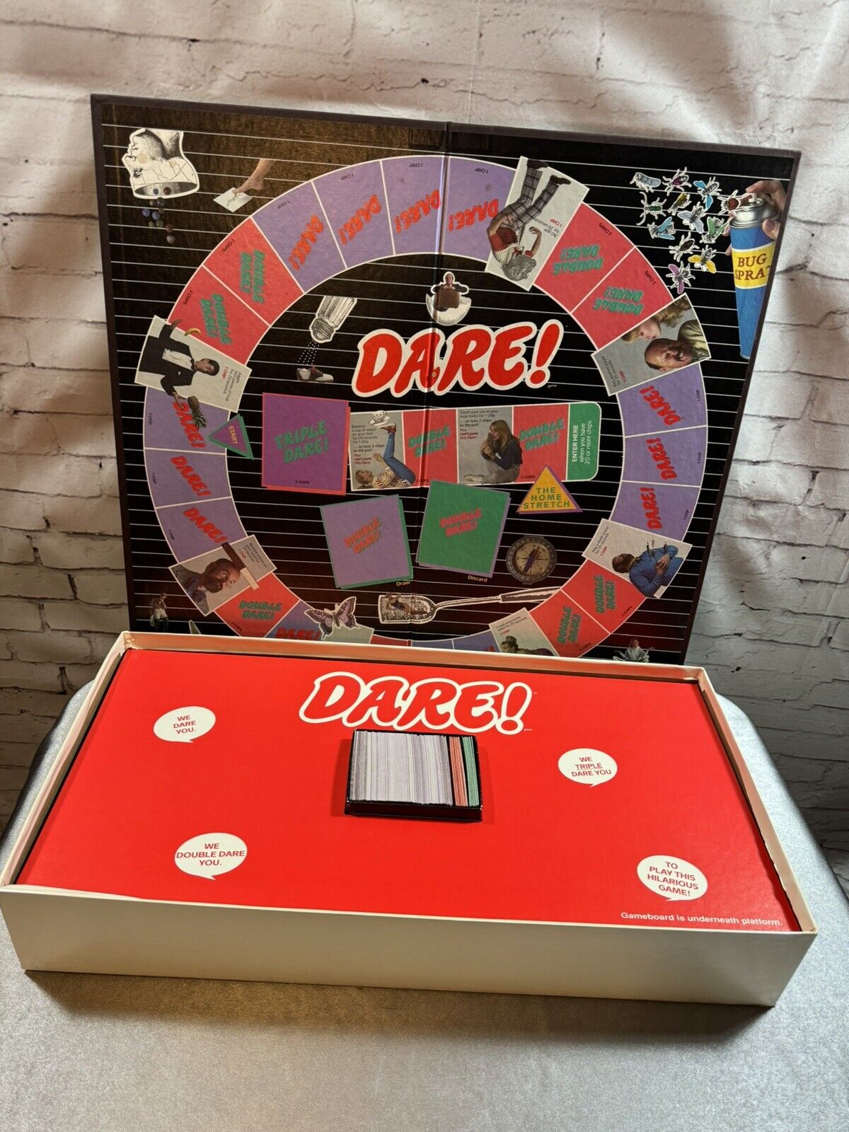 Vintage 80s Dare Parker Brothers Board Game Family Game Complete