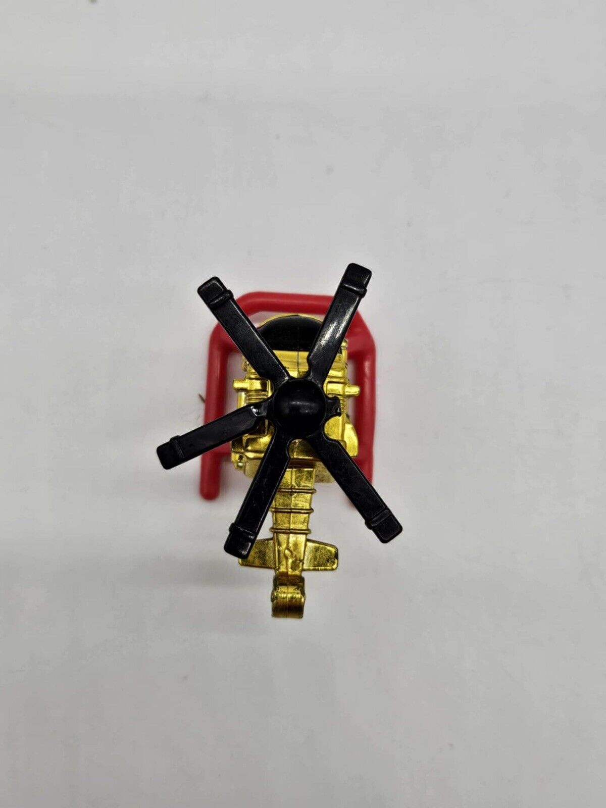 1996 Micro Machines Exploration Sea GOLD HELICOPTER by Galoob