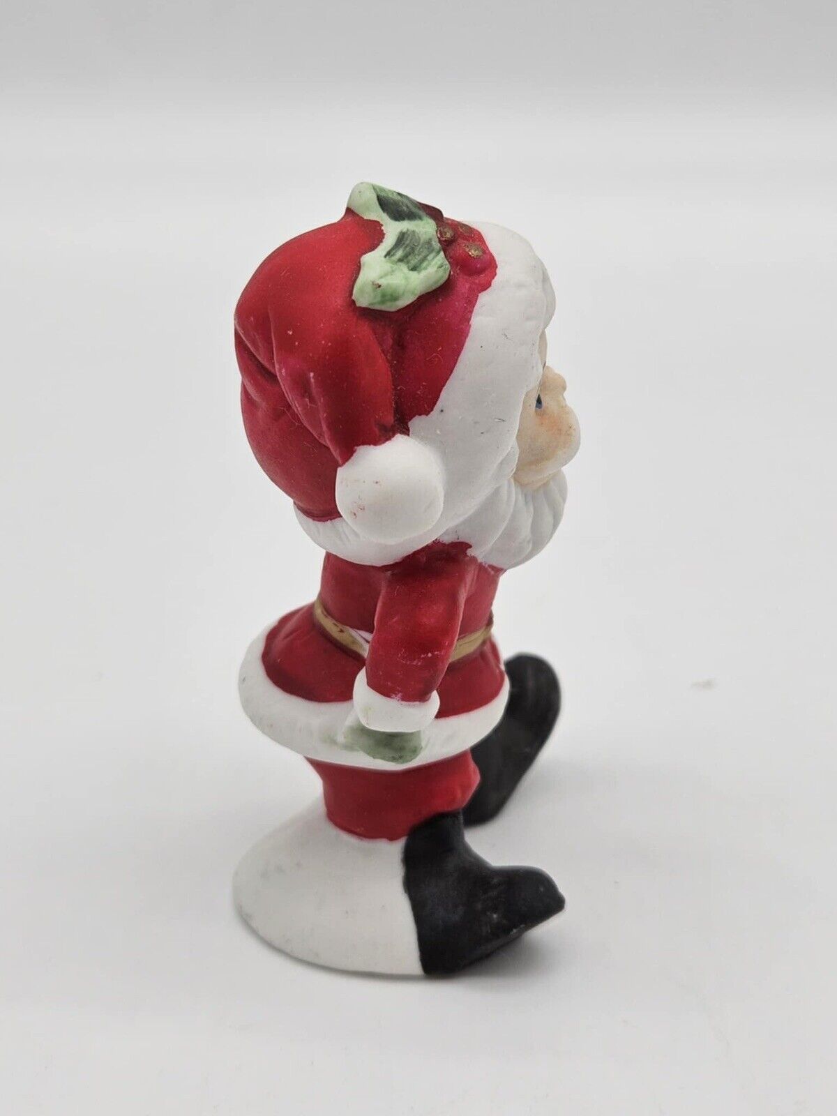 Vintage Christmas Lefton Child Santa Claus Figurine Collectors Edition