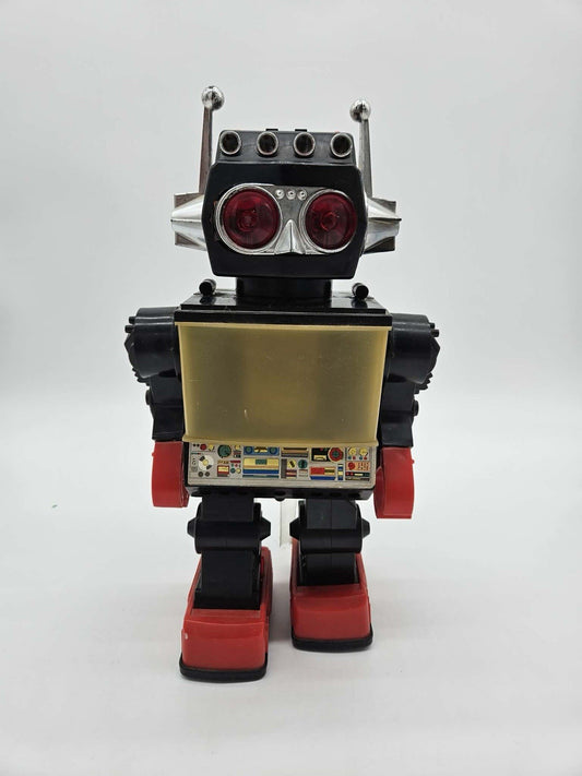 Vintage Sentinel Robot 13" Giant Walking Piston Action Robot 1980`s