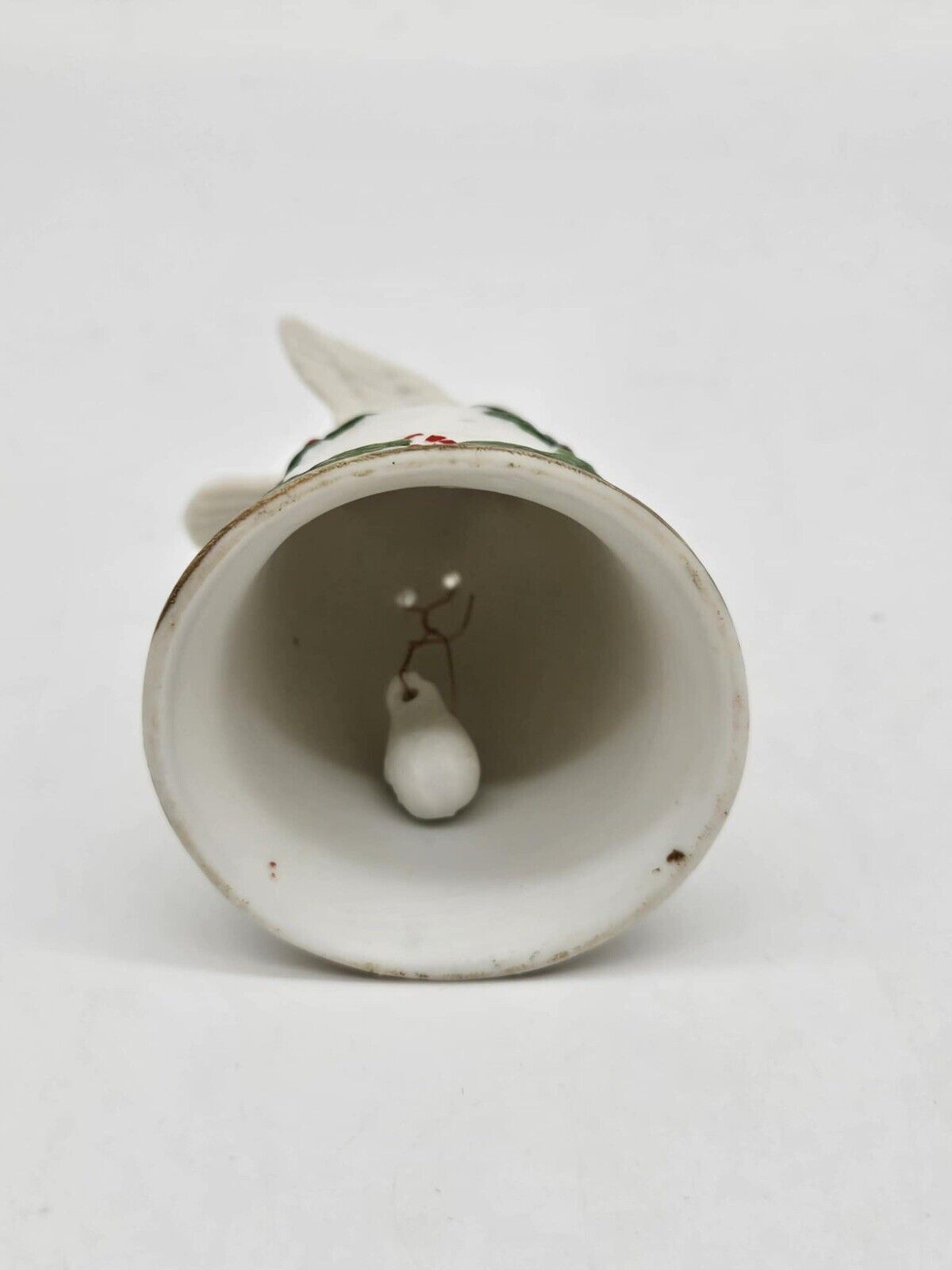 Vintage Dept. 56 Porcelain Turtle Dove Ceramic Holiday Bell