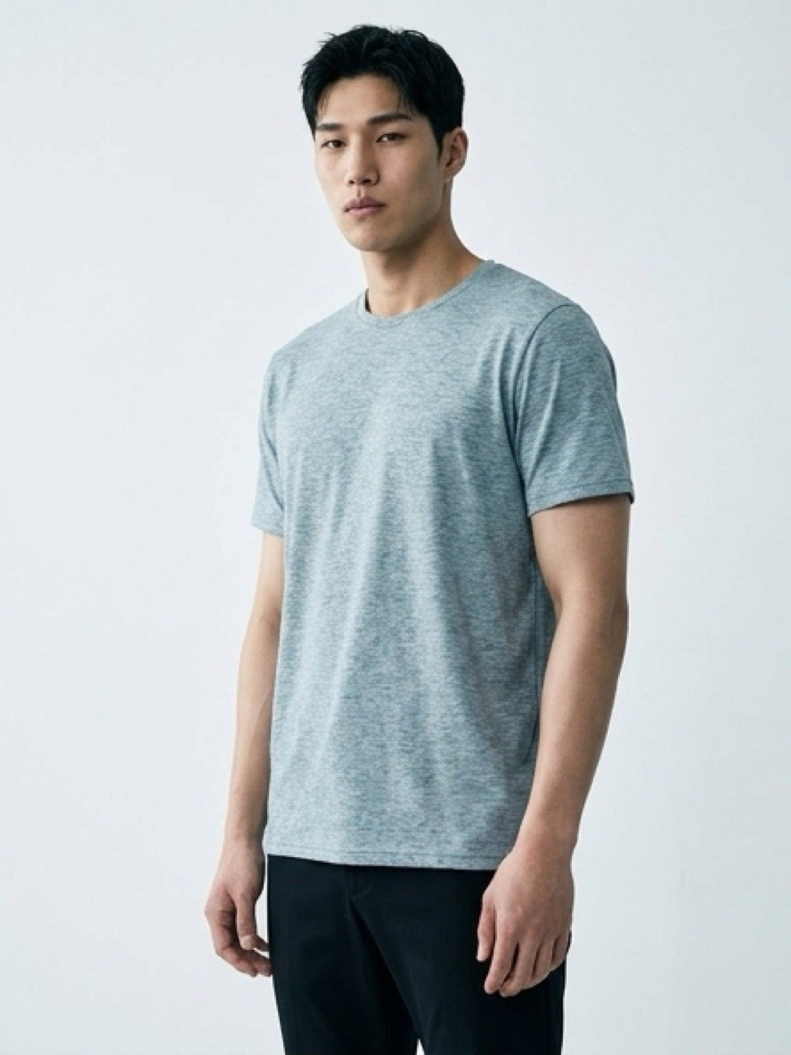 Goodfellow & Co Gray Slub Knit Crew Neck T-Shirt Men’s Large